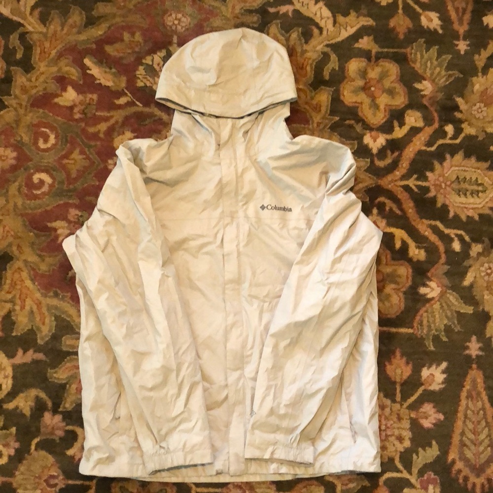 Grey Columbia Rain Jacket